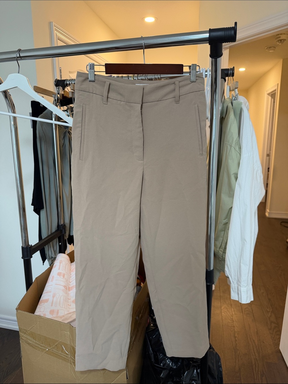 Wilfred Women's Chino Pants in Light Tan